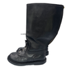 Dirk Bikkembergs Vintage Black Leather Combat Boots, 7.5 UK
