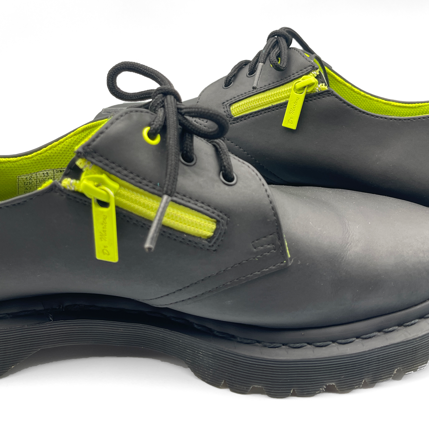 Dr Martens Men's Black Leather Oxfords, 12 UK