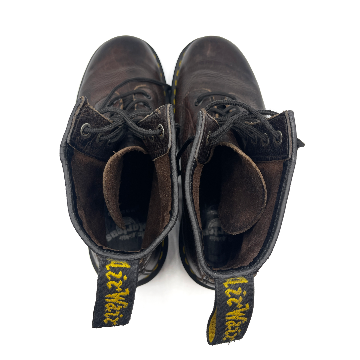 Dr. Martens Women's Leather Brown Boots, 6 UK