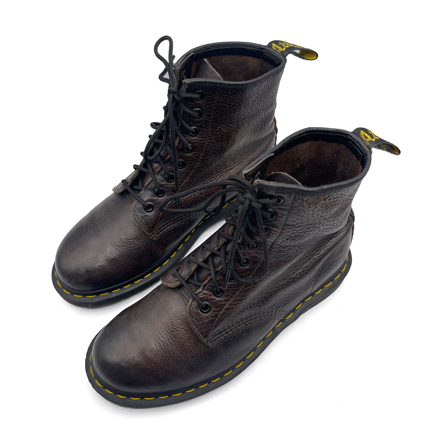 Dr. Martens Women's Leather Brown Boots, 6 UK