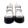 Dr Marten's Women's White Leather Devon Flwr Boots, 8 UK