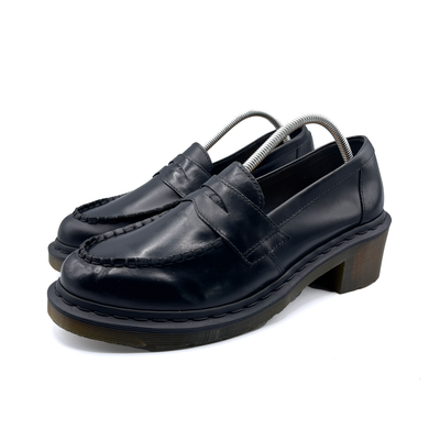 Dr Martens Women's Leather Black Loafers, 9 UK
