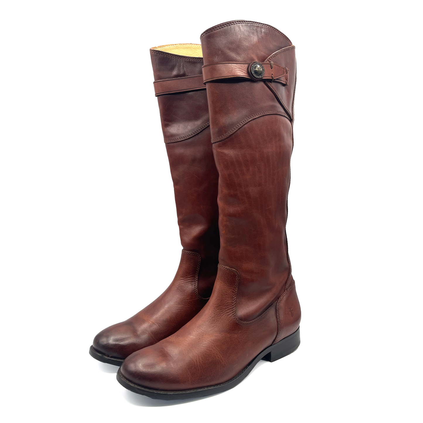 Frye Women's Brown Leather Knee High Boots, 4.5 UK