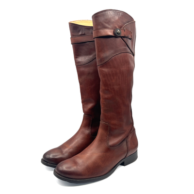Frye Women's Brown Leather Knee High Boots, 4.5 UK
