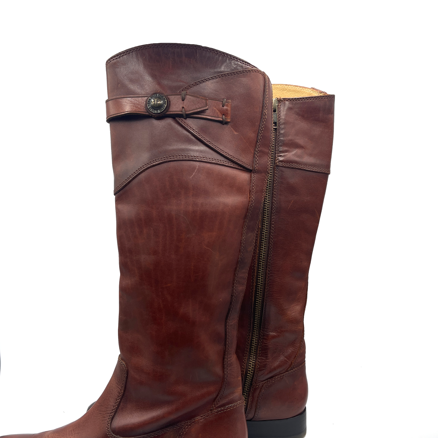 Frye Women's Brown Leather Knee High Boots, 4.5 UK