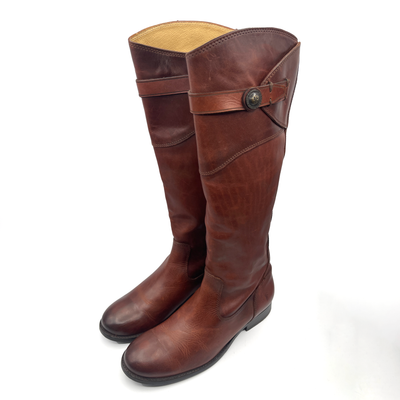 Frye Women's Brown Leather Knee High Boots, 4.5 UK