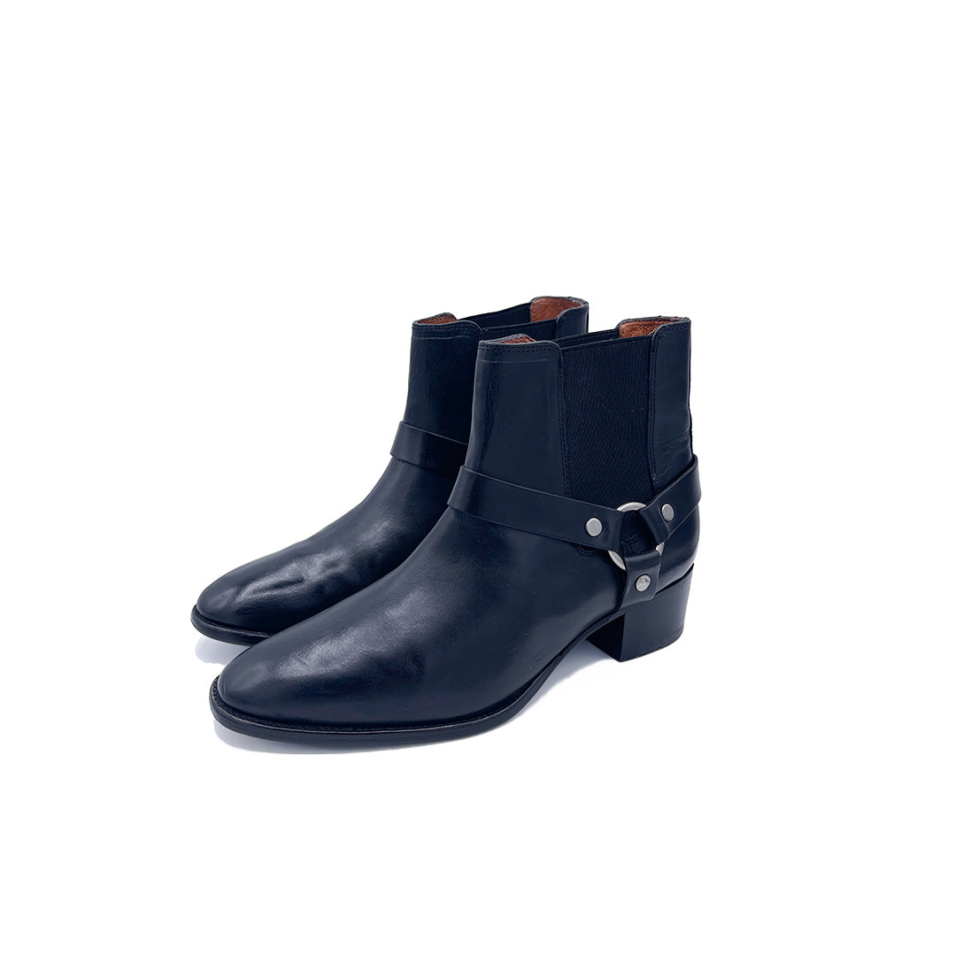 Frye Women's Black Leather Ankle Boots, 5.5 UK
