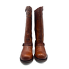 Frye Women's Vintage Leather Brown Cowboy Boots, 150th Anniversary Edition