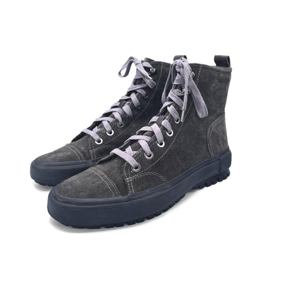 Frye Men's Grey Suede Militarie Ankle Boots, 9 UK