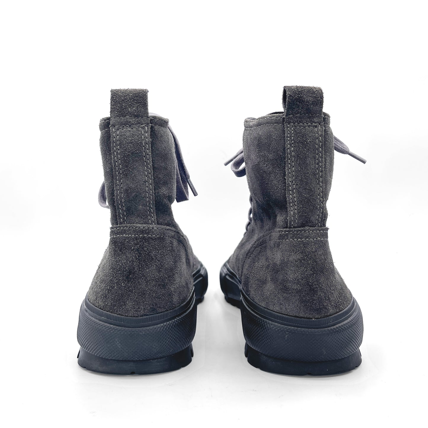 Frye Men's Grey Suede Militarie Ankle Boots, 9 UK