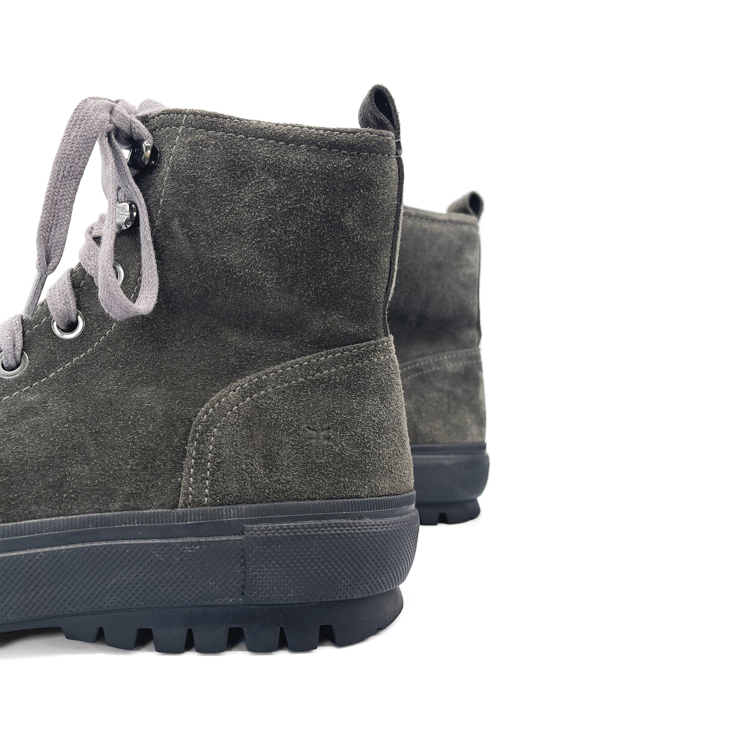 Frye Men's Grey Suede Militarie Ankle Boots, 9 UK