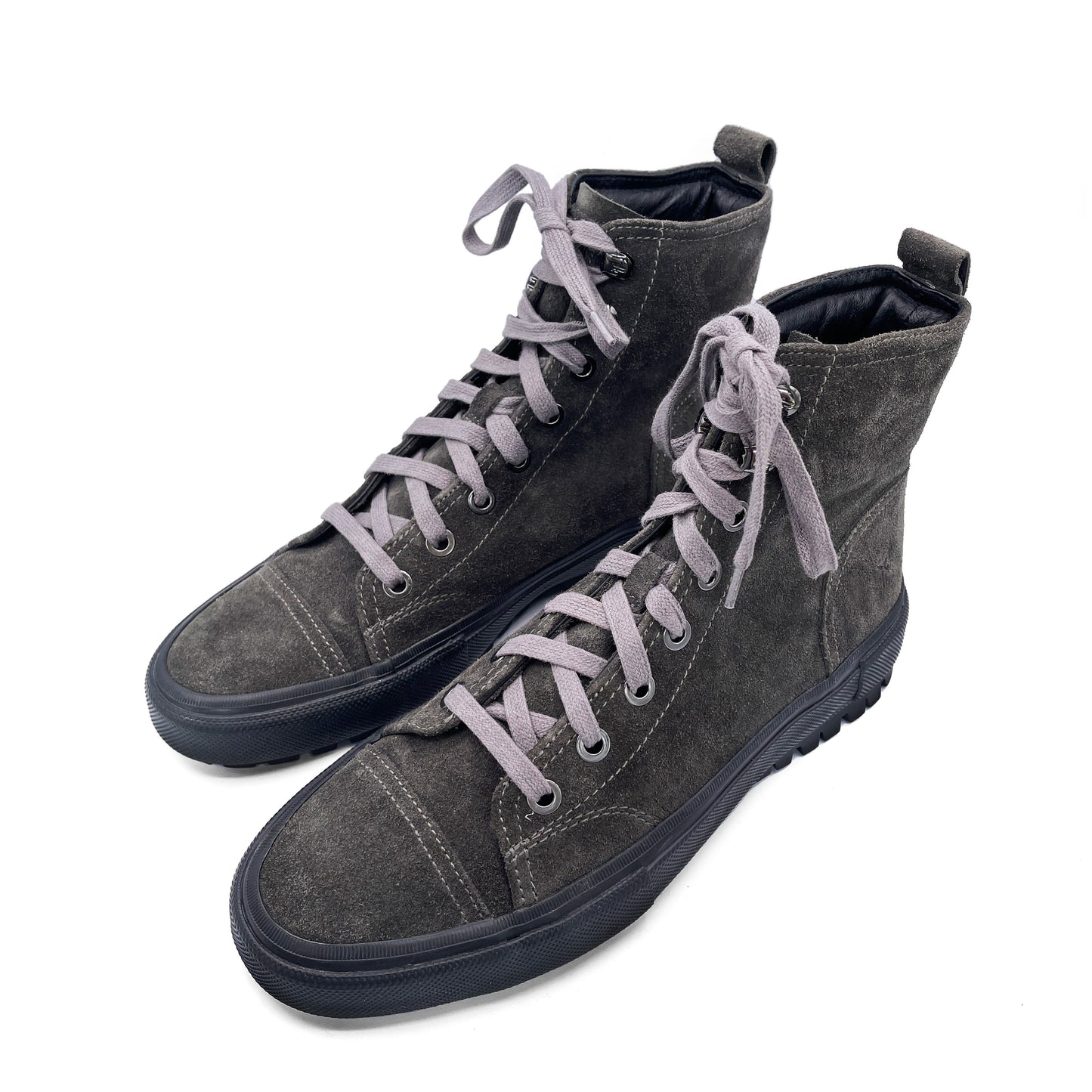 Frye Men's Grey Suede Militarie Ankle Boots, 9 UK