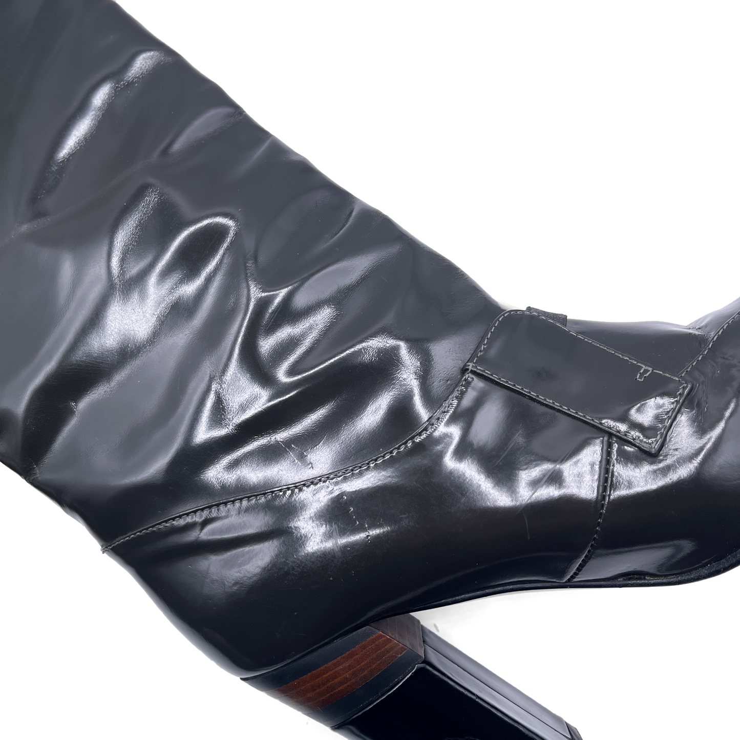 Marni Women's Black Leather Knee High Boots, 3.5 UK