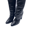 Marni Women's Black Leather Knee High Boots, 3.5 UK