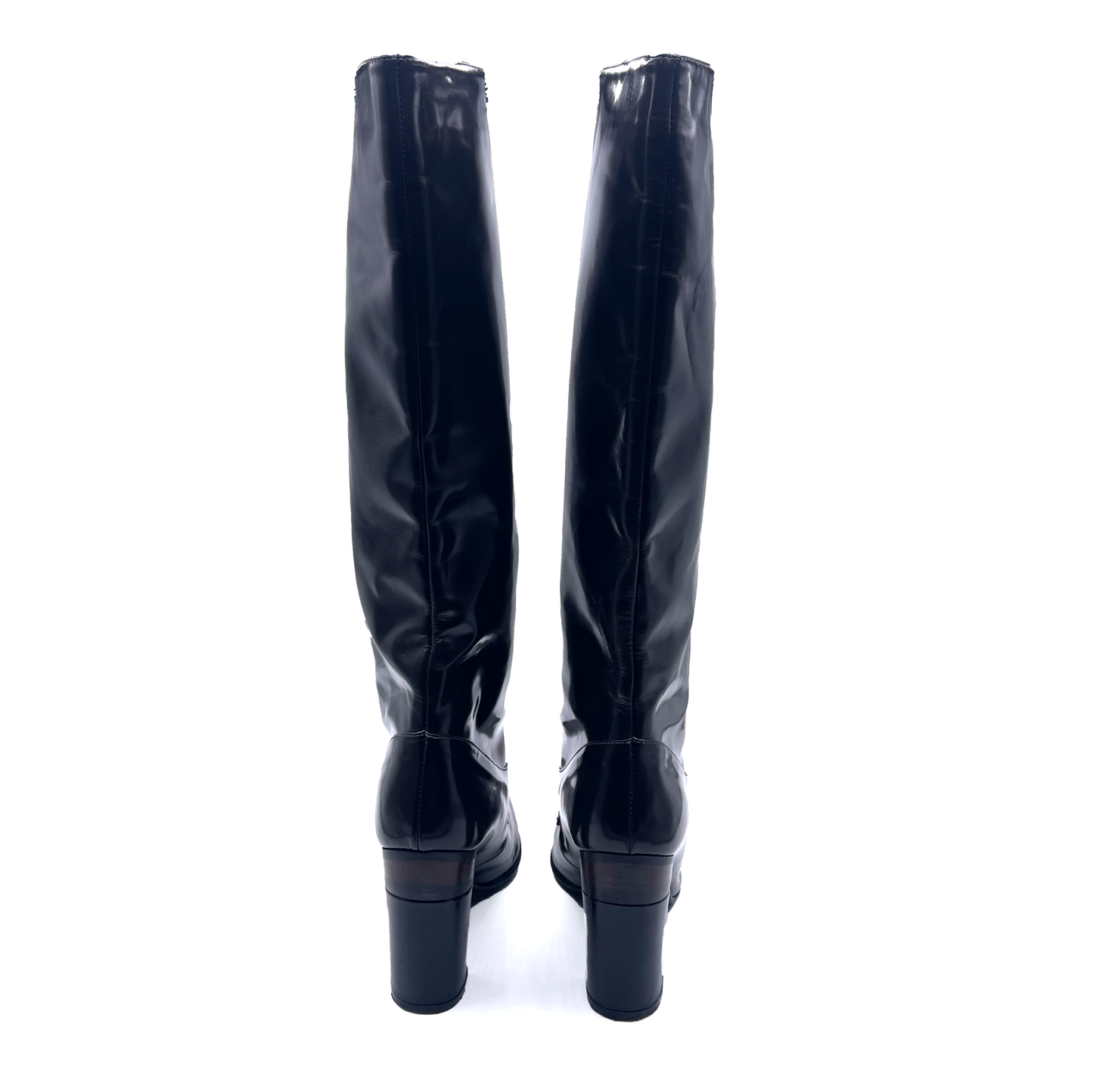 Marni Women's Black Leather Knee High Boots, 3.5 UK