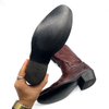 Olathe Men's Leather Burgundy Cowboy Boots, 9 UK