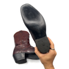 Olathe Men's Leather Burgundy Cowboy Boots, 9 UK