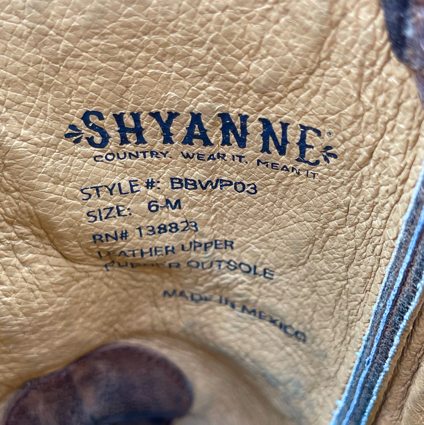 Shyanne Women's Brown Leather Cowboy Boots, 4 UK
