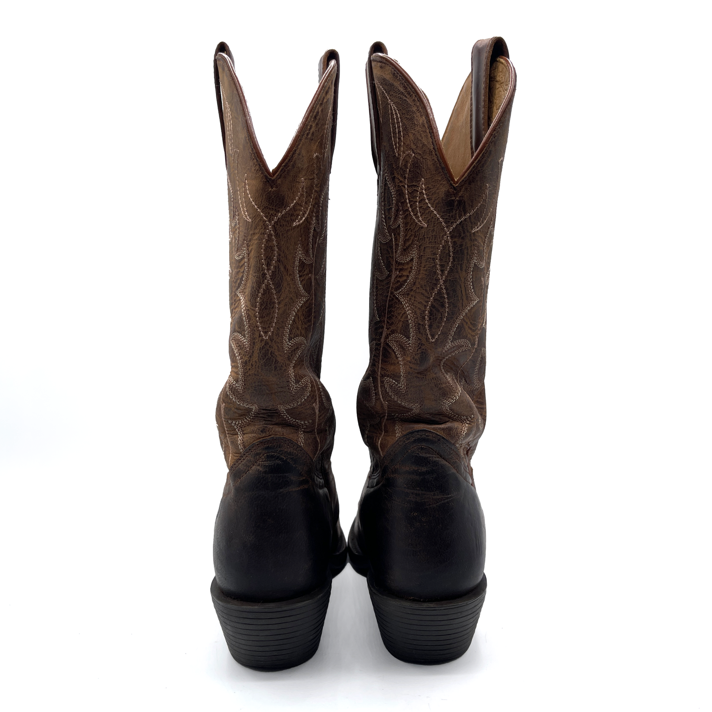 Shyanne Women's Brown Leather Cowboy Boots, 4 UK