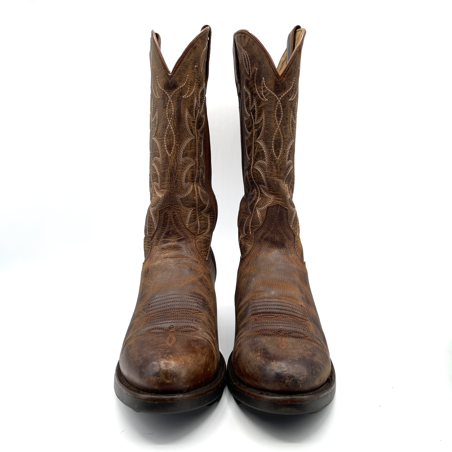 Shyanne Women's Brown Leather Cowboy Boots, 4 UK