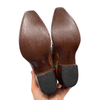 Shyanne Leather Brown Cowboy boots, 4.5 UK