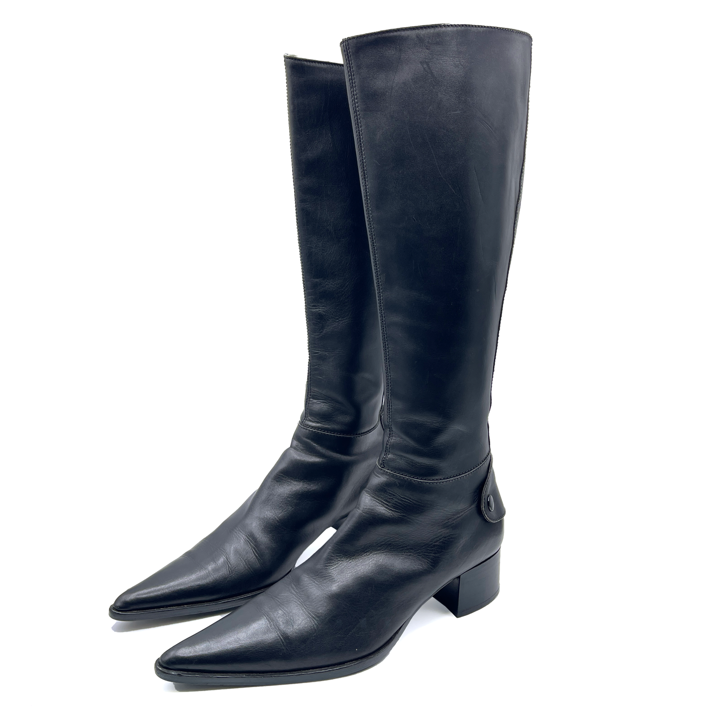 Sigerson Morrison black leather boots, 4.5 UK
