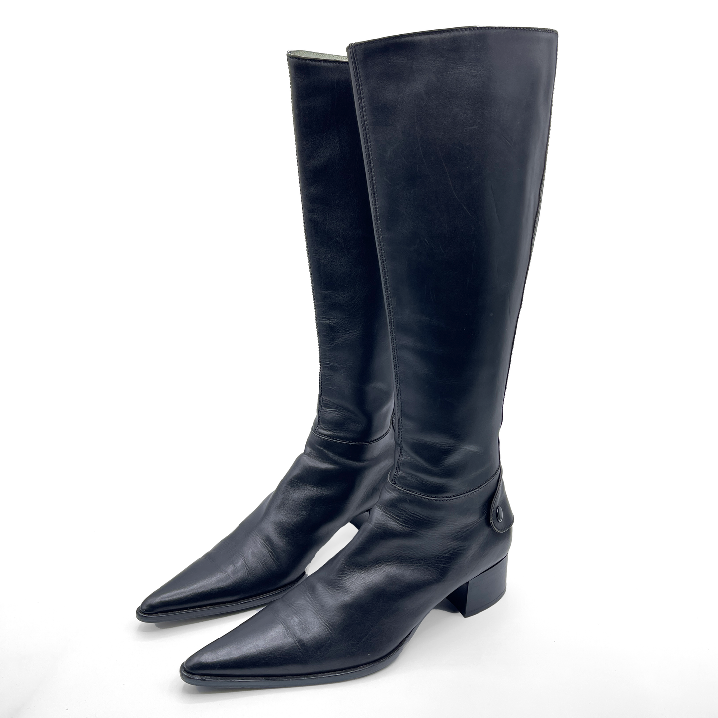 Sigerson Morrison black leather boots, 4.5 UK
