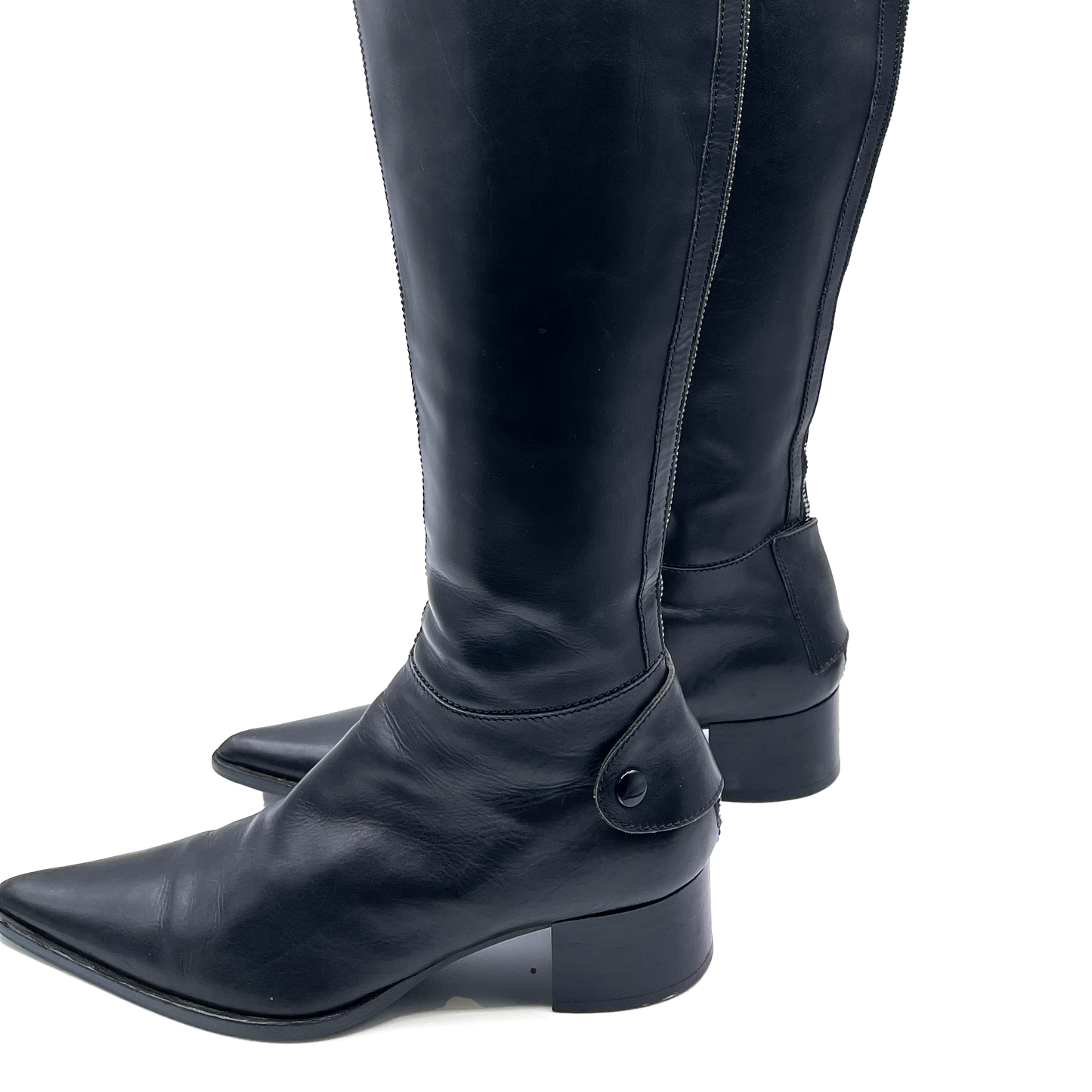 Sigerson Morrison black leather boots, 4.5 UK