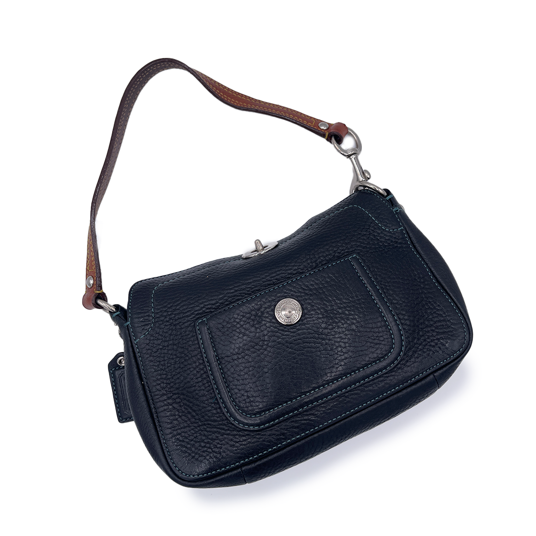 Coach Leather Black Shoulder Bag
