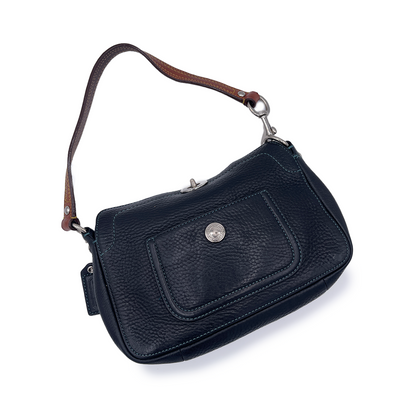 Coach Leather Black Shoulder Bag