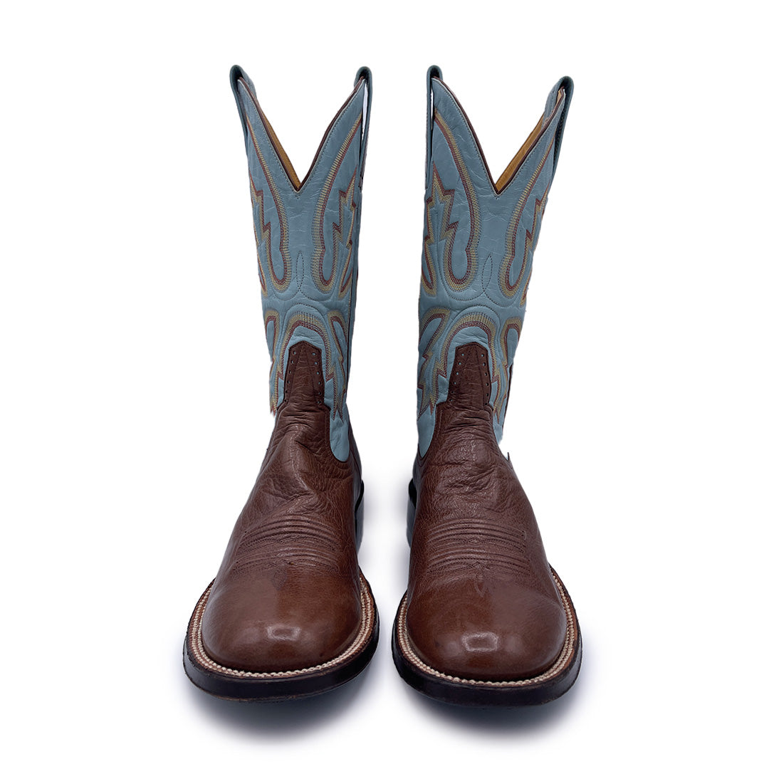 Rod Patrick Women's Light Blue Cowboy Boots, 6 UK