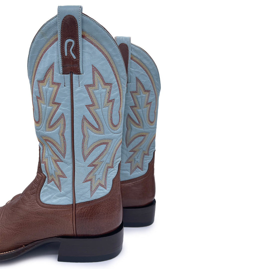 Rod Patrick Women's Light Blue Cowboy Boots, 6 UK