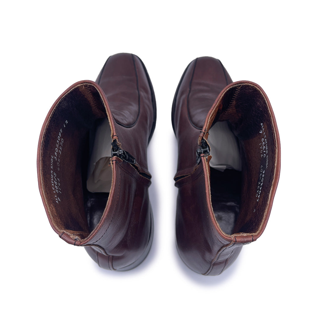 Stafford Casual Men's Brown Leather Boots, 8 UK