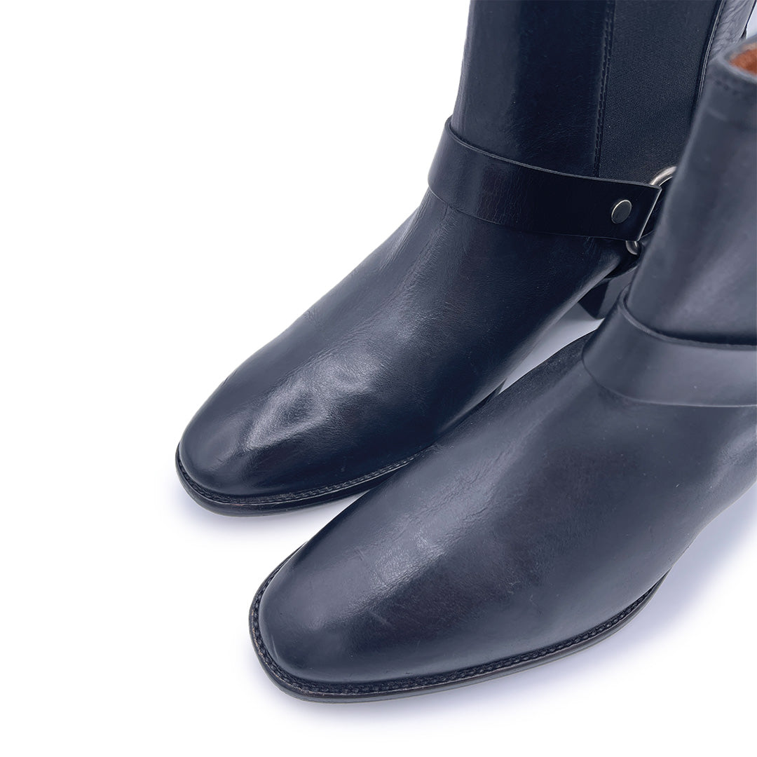 Frye Women's Black Leather Ankle Boots, 5.5 UK