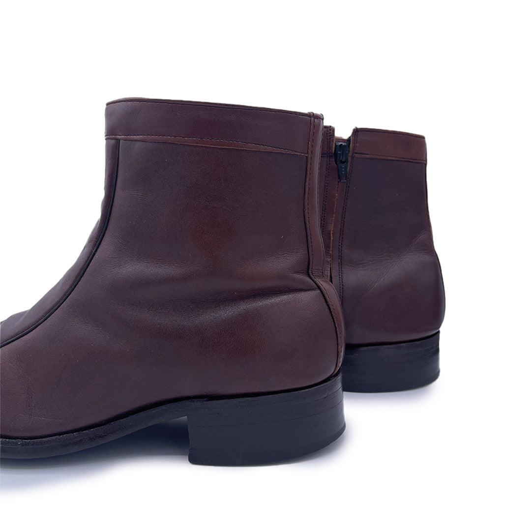 Stafford Casual Men's Brown Leather Boots, 8 UK