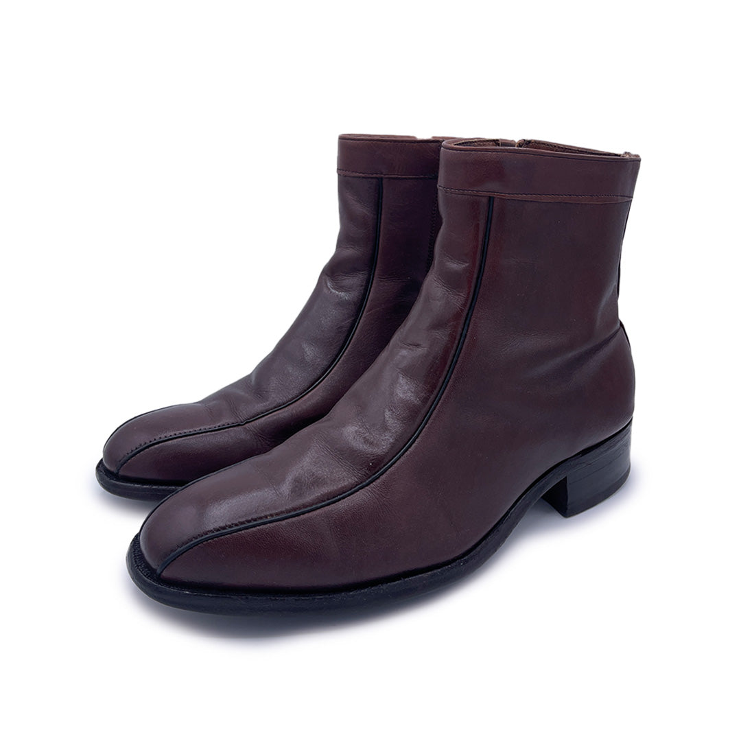 Stafford Casual Men's Brown Leather Boots, 8 UK