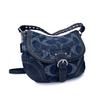 Coach Denim Blue Shoulder Bag