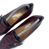 Salvatore Ferragamo Men's Burgundy Leather Loafers, 7.5 UK